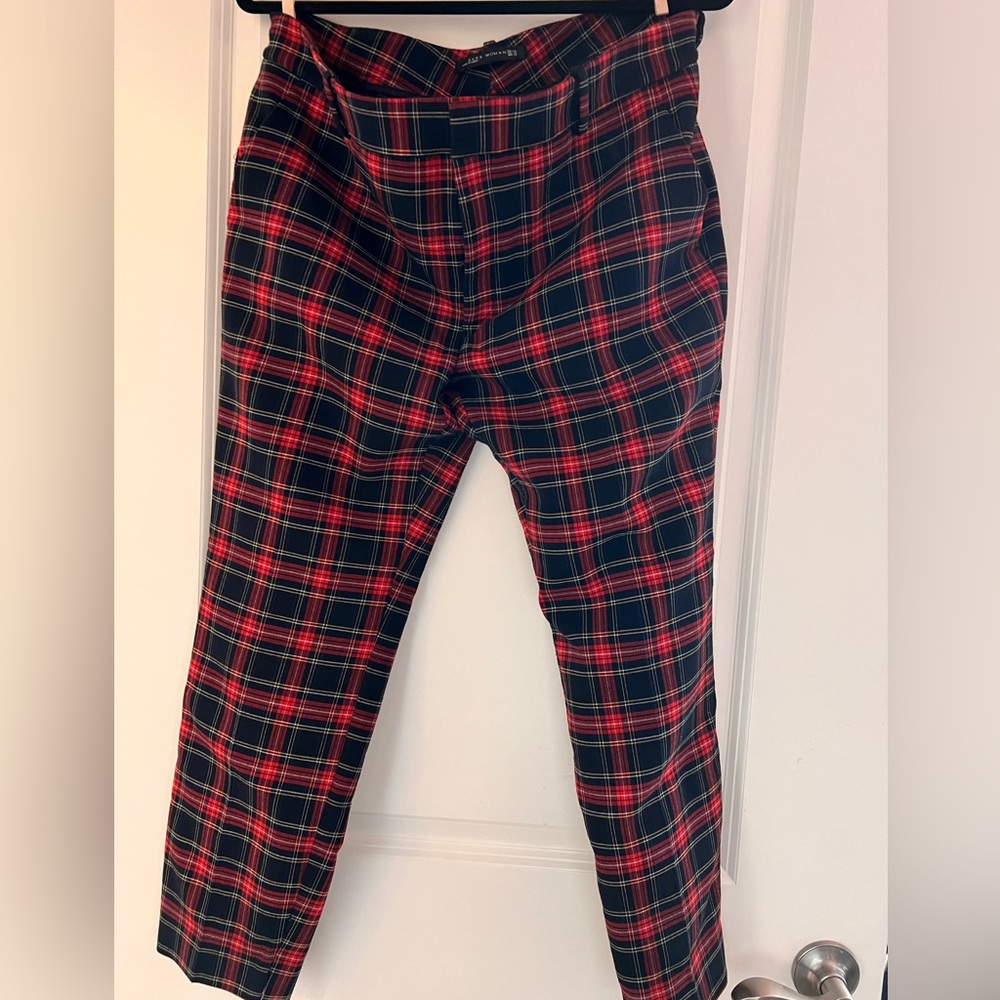 Women’s - Zara Plaid Ankle Cut Pants